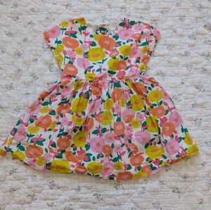 Mini Boden Baby Toddler Floral Colorful Dress  18-24